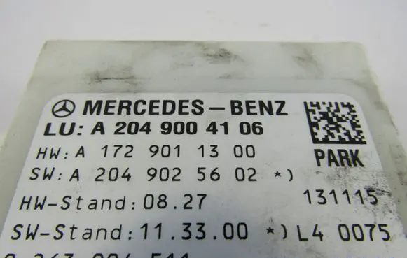 Mercedes-Benz C W204 Parking PDC control unit/module a2049004106