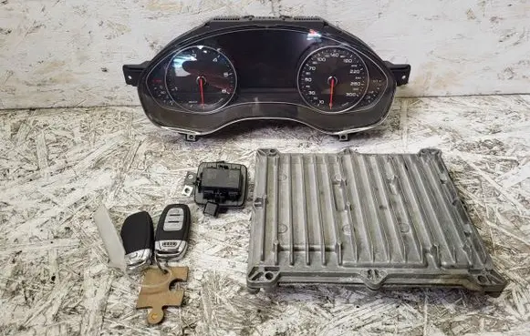 Audi A6 S6 C7 4G Engine ECU kit and lock set 