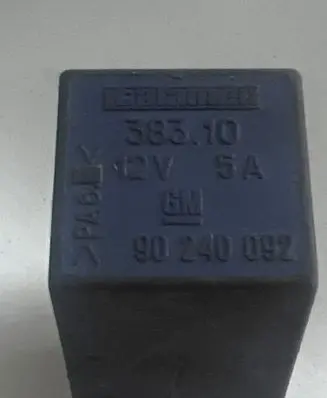 Opel Zafira A Other relay 90240092 38310