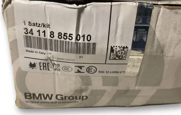 BMW 1 F20 F21 Brake pads (front) 34118855010 34106859181 34106799801