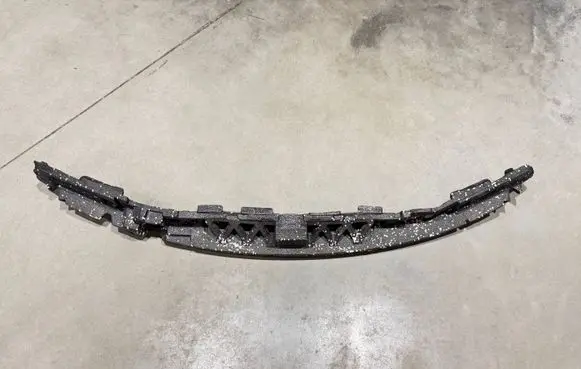 Front bumper foam support bar