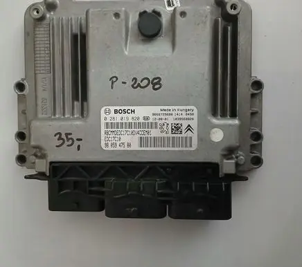 Peugeot 208 Engine control unit/module ECU 0281019820