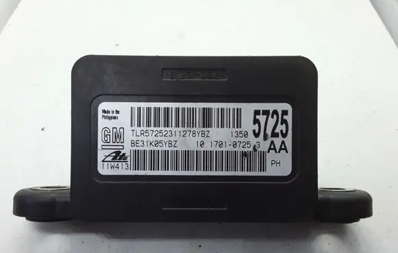 Chevrolet Cruze ESP acceleration yaw rate sensor 13505725 10170107253