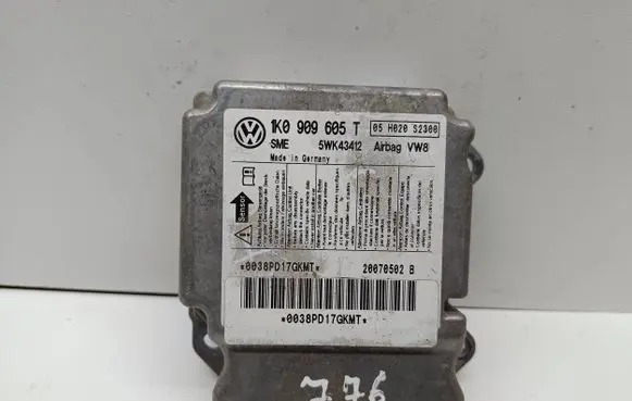 Volkswagen Golf V Airbag control unit/module 1K0909605T 5WK43412