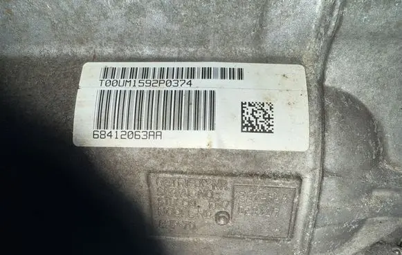 Dodge Durango Automatic gearbox 68412063AA NC192619