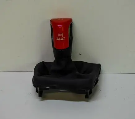 Seat Ibiza IV (6J,6P) Gear lever shifter trim leather/knob