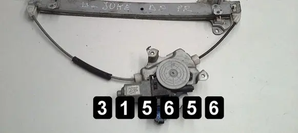 Nissan Juke I F15 Front door window regulator with motor 80730JX000