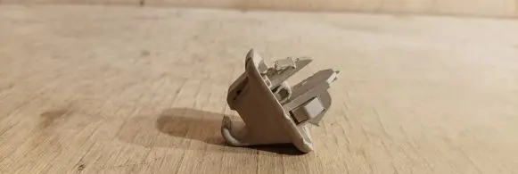 Sun visor clip/hook/bracket
