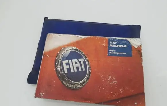 Fiat Multipla Owners service history hand book 