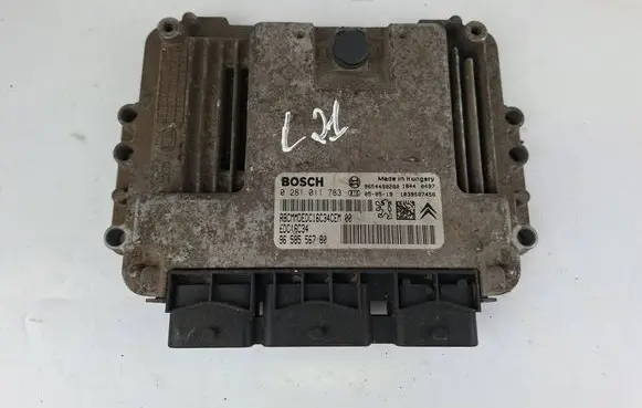 Peugeot 206 Engine control unit/module 9658556780 0281011783