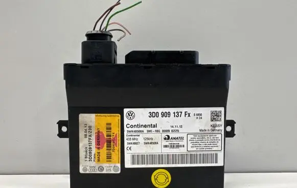 Volkswagen Phaeton Keyless (KESSY) go control unit/module 3D0909137FX 00090225 1359062149