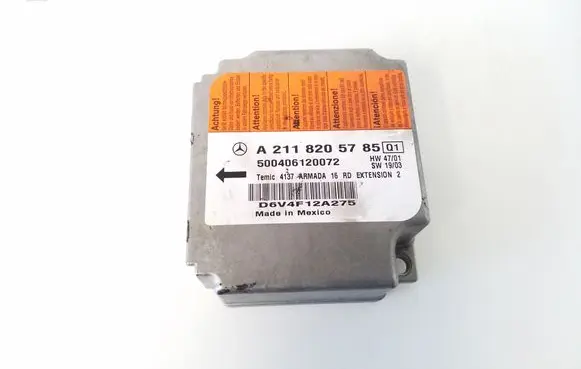 Mercedes-Benz E W211 Airbag control unit/module A2118205785