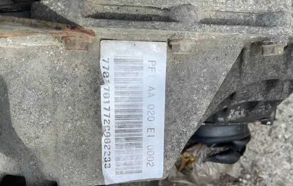 Renault Master II Manual 5 speed gearbox PF1AA020