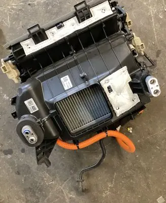 Interior heater climate box assembly