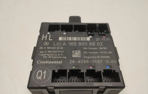 Mercedes-Benz ML W166 Door control unit/module A1669006802