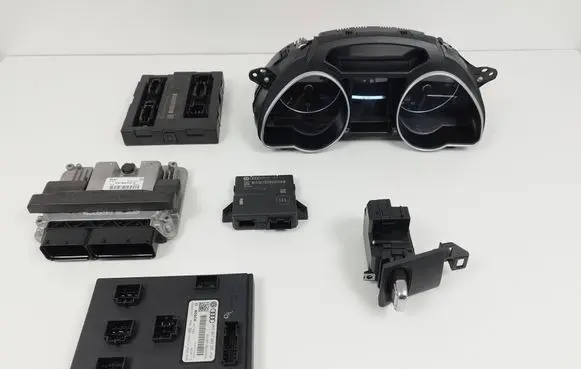 Audi A5 8T 8F Engine ECU kit and lock set 03L906018JJ 0281018340 1398406