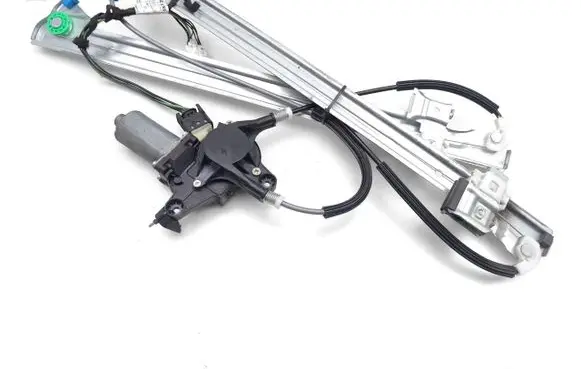 Front door window regulator with motor