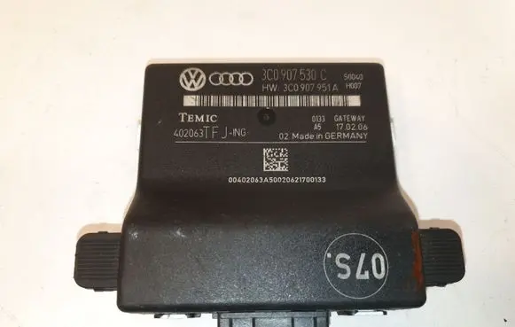 Volkswagen PASSAT B6 Gateway control module 3C0907530C 3C0907951A