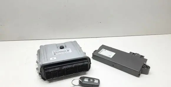 BMW 3 E90 E91 Engine ECU kit and lock set 8510829 0281017024 9237047