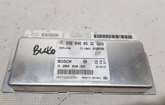 Mercedes-Benz E W211 ESP (stability system) control unit 0325456532DDER 0325456532