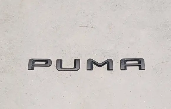 Ford Puma Manufacturers badge/model letters 