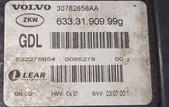 Volvo V70 Light module LCM 30782658AA