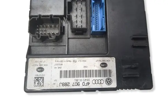 Audi A6 S6 C6 4F Comfort/convenience module 4F0907289J 4F0910289J 5DK00876227