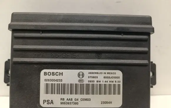 Peugeot 308 Parking PDC control unit/module 0263004233 9663937380
