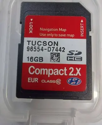 Hyundai Tucson TL Navigation maps CD/DVD 96554D7442