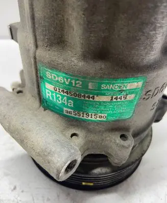 Peugeot 307 Air conditioning (A/C) compressor (pump) 9655191580 0144508444