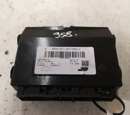 BMW 1 F20 F21 Air conditioning/heating control unit 6411931184901 17313810