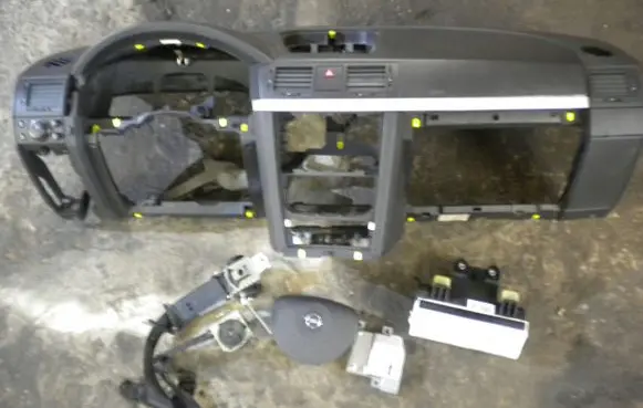 Opel Meriva A Airbag set with panel 