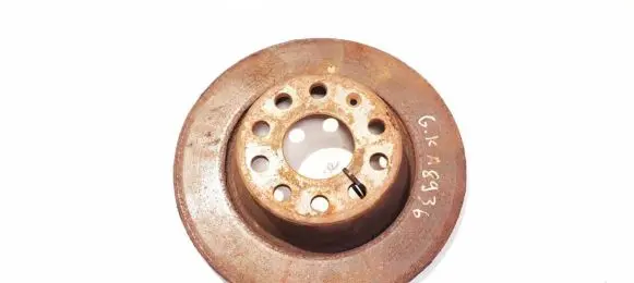 Volkswagen PASSAT B6 Rear brake disc neventiliuojamas