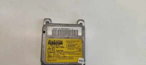 Citroen Berlingo Airbag control unit/module 550748300 9637176880 62151