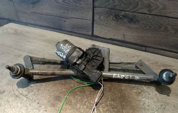 Peugeot 206 Front wiper linkage and motor 3397020578 0390241523