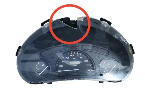 Peugeot 206 CC Speedometer (instrument cluster) 09032089902 9641573380 0071510319