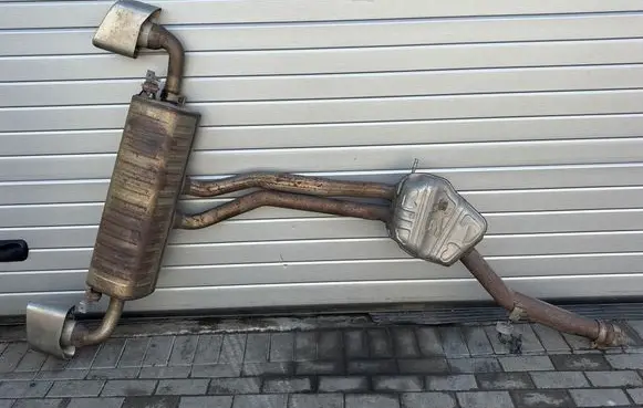 Porsche Cayenne (9Y0 9Y3) Muffler/silencer 4M4253611J 4118276