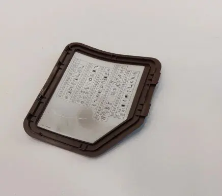Mini One - Cooper Clubman R55 Fuse box cover 3445660