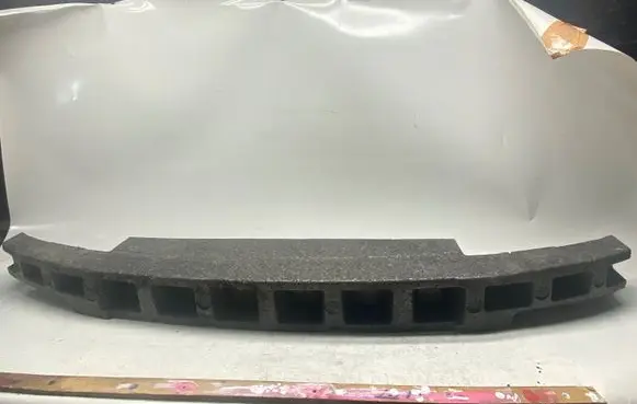 Front bumper foam support bar
