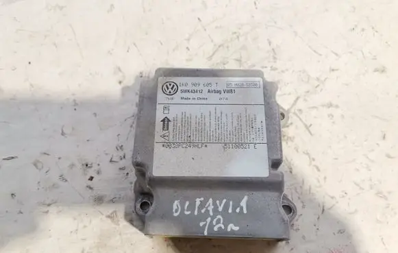 Skoda Octavia Mk2 (1Z) Airbag control unit/module 1K0909605T 5WK43412
