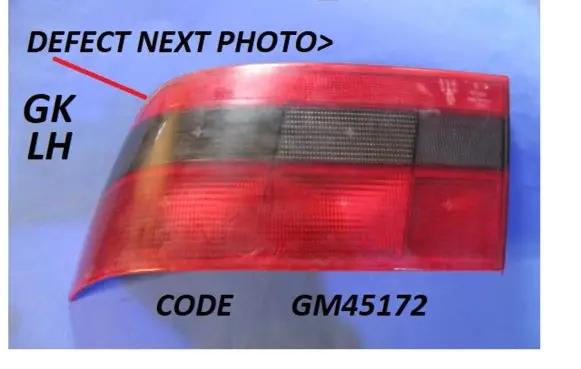 Opel Calibra Rear/tail lights GM45172