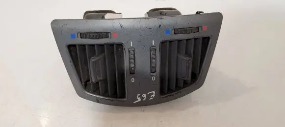 BMW 7 E65 E66 Dash center air vent grill 8385257 14121810 7002395