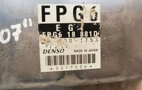 Mazda Premacy Engine control unit/module FPG618881D