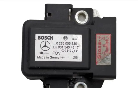 Mercedes-Benz E W210 ESP acceleration yaw rate sensor 0265005230 0015404517 0005422481