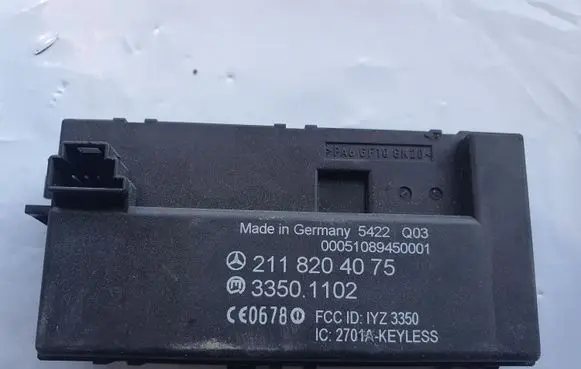Keyless (KESSY) go control unit/module