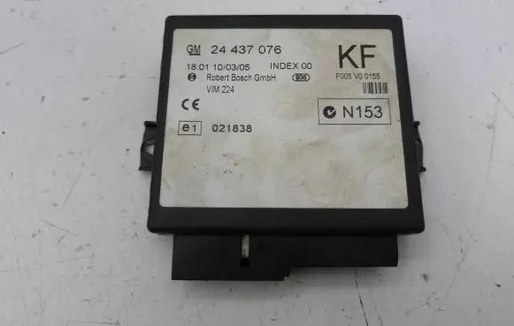 Opel Zafira A Comfort/convenience module 24437076