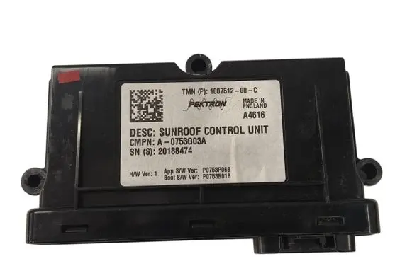 Tesla Model S Sunroof control unit/module 100751200C A4616