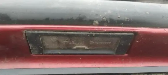 Alfa Romeo 156 Number plate light