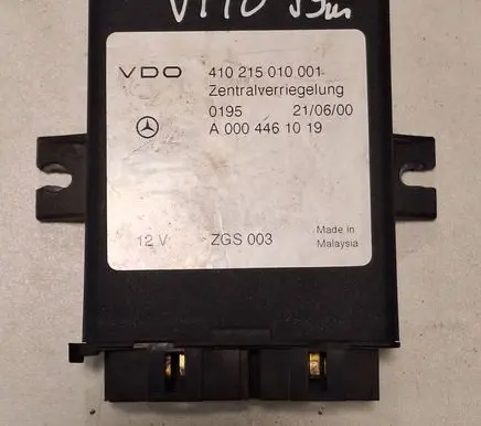Mercedes-Benz Vito Viano W638 Door central lock control unit/module 410215010001 0195 A0004461019