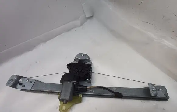 Rear door window regulator with motor